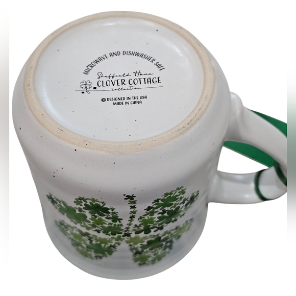Mug- 4 Leaf Glover In Green And White, St Patrick's Day, New. - Picture 4 of 4